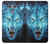 S0752 Blue Fire Grim Wolf Hülle Schutzhülle Taschen für LG G6