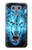 S0752 Blue Fire Grim Wolf Hülle Schutzhülle Taschen für LG G6