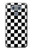 S1611 Black and White Check Chess Board Hülle Schutzhülle Taschen für LG G6