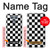 S1611 Black and White Check Chess Board Hülle Schutzhülle Taschen für LG G6