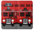 S2058 England British Double Decker Bus Hülle Schutzhülle Taschen für LG G6