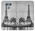S2350 Old Paris Eiffel Tower Hülle Schutzhülle Taschen für LG G6