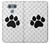 S2355 Paw Foot Print Hülle Schutzhülle Taschen für LG G6