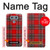 S2374 Tartan Red Pattern Hülle Schutzhülle Taschen für LG G6