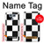 S2492 Black and White Check Hülle Schutzhülle Taschen für LG G6