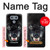 S2823 Black Wolf Blue Eyes Face Hülle Schutzhülle Taschen für LG G6