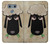S2826 Cute Cartoon Unsleep Black Sheep Hülle Schutzhülle Taschen für LG G6