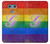 S2899 Rainbow LGBT Gay Pride Flag Hülle Schutzhülle Taschen für LG G6