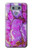 S2907 Purple Turquoise Stone Hülle Schutzhülle Taschen für LG G6