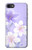 S2361 Purple White Flowers Hülle Schutzhülle Taschen für iPhone 7, iPhone 8