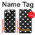 S2299 Black Polka Dots Hülle Schutzhülle Taschen für iPhone 7 Plus, iPhone 8 Plus