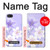 S2361 Purple White Flowers Hülle Schutzhülle Taschen für iPhone 5 5S SE
