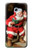 S1417 Santa Claus Merry Xmas Hülle Schutzhülle Taschen für Samsung Galaxy A5 (2017)