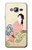 S0889 Japan Art Kimono Hülle Schutzhülle Taschen für Samsung Galaxy J3 (2016)