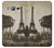 S2174 Eiffel Tower Vintage Paris Hülle Schutzhülle Taschen für Samsung Galaxy J3 (2016)