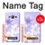 S2361 Purple White Flowers Hülle Schutzhülle Taschen für Samsung Galaxy J3 (2016)