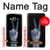S3101 X-ray Peace Sign Fingers Hülle Schutzhülle Taschen für Samsung Galaxy J3 (2016)