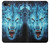 S0752 Blue Fire Grim Wolf Hülle Schutzhülle Taschen für iPhone 7, iPhone 8