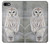 S1566 Snowy Owl White Owl Hülle Schutzhülle Taschen für iPhone 7, iPhone 8