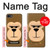 S2721 Cute Grumpy Monkey Cartoon Hülle Schutzhülle Taschen für iPhone 7, iPhone 8, iPhone SE (2020) (2022)