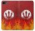 S2803 Fire Red Devil Spear Symbol Hülle Schutzhülle Taschen für iPhone 7, iPhone 8