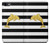 S2882 Black and White Striped Gold Dolphin Hülle Schutzhülle Taschen für iPhone 7, iPhone 8