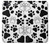 S2904 Dog Paw Prints Hülle Schutzhülle Taschen für iPhone 7, iPhone 8