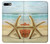 S1117 Starfish on the Beach Hülle Schutzhülle Taschen für iPhone 7 Plus, iPhone 8 Plus