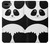 S2085 Panda Minimalist Hülle Schutzhülle Taschen für iPhone 7 Plus, iPhone 8 Plus