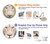 S2399 White Lion Face Hülle Schutzhülle Taschen für iPhone 7 Plus, iPhone 8 Plus