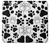 S2904 Dog Paw Prints Hülle Schutzhülle Taschen für iPhone 7 Plus, iPhone 8 Plus