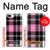 S3091 Pink Plaid Pattern Hülle Schutzhülle Taschen für iPhone 7 Plus, iPhone 8 Plus