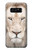 S2399 White Lion Face Hülle Schutzhülle Taschen für Note 8 Samsung Galaxy Note8