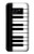 S3078 Black and White Piano Keyboard Hülle Schutzhülle Taschen für Note 8 Samsung Galaxy Note8