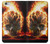 S0863 Hell Fire Skull Hülle Schutzhülle Taschen für iPhone 6 6S