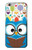 S2521 Cute Nerd Owl Cartoon Hülle Schutzhülle Taschen für iPhone 6 6S