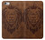 S2529 Leo Zodiac Tattoo Brown Graphic Print Hülle Schutzhülle Taschen für iPhone 6 6S
