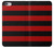 S2638 Black and Red Striped Hülle Schutzhülle Taschen für iPhone 6 6S