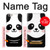 S2662 Cute Panda Cartoon Hülle Schutzhülle Taschen für iPhone 6 6S