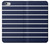 S2767 Navy White Striped Hülle Schutzhülle Taschen für iPhone 6 6S