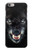 S2823 Black Wolf Blue Eyes Face Hülle Schutzhülle Taschen für iPhone 6 6S