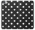 S2299 Black Polka Dots Hülle Schutzhülle Taschen für iPhone 6 6S