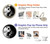 S1372 Moon Yin-Yang Hülle Schutzhülle Taschen für iPhone 6 Plus, 6S Plus