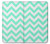 S1723 Mint Chevron Zigzag Hülle Schutzhülle Taschen für iPhone 6 Plus, 6S Plus
