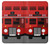 S2058 England British Double Decker Bus Hülle Schutzhülle Taschen für iPhone 6 Plus, 6S Plus