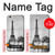 S2350 Old Paris Eiffel Tower Hülle Schutzhülle Taschen für iPhone 6 Plus, 6S Plus