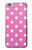 S2358 Pink Polka Dots Hülle Schutzhülle Taschen für iPhone 6 Plus, 6S Plus