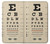 S2502 Eye Exam Chart Decorative Decoupage Poster Hülle Schutzhülle Taschen für iPhone 6 Plus, 6S Plus