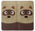 S2825 Cute Cartoon Raccoon Hülle Schutzhülle Taschen für iPhone 6 Plus, 6S Plus