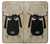 S2826 Cute Cartoon Unsleep Black Sheep Hülle Schutzhülle Taschen für iPhone 6 Plus, 6S Plus